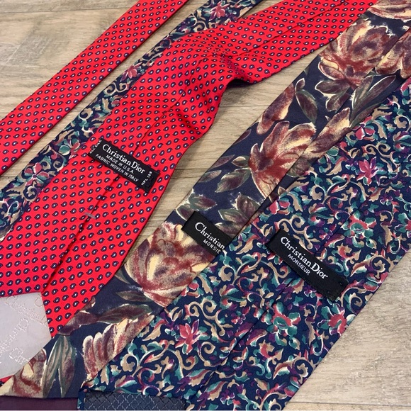 Christian Dior Monsieur Italy 3 Silk Ties - Picture 8 of 14